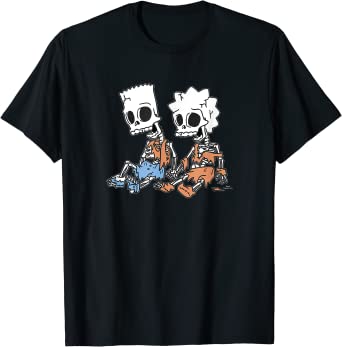 Bart and Lisa Skeletons