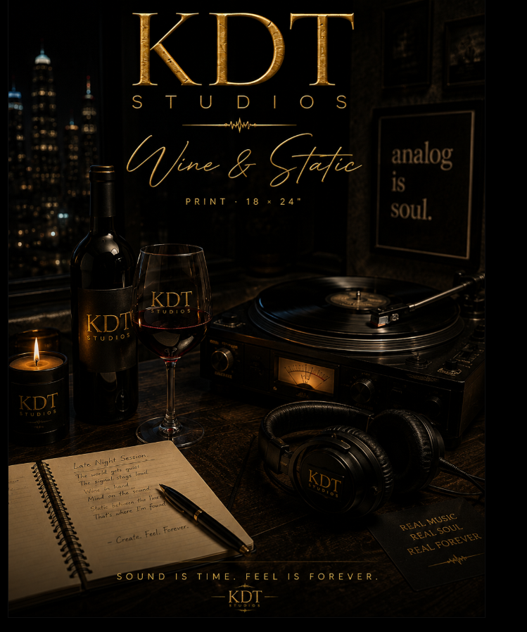 KDT Studios — Wine & Static artwork